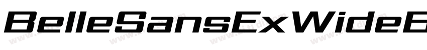 BelleSansExWideBold 字体转换 BelleSansExWideBold 字体转换